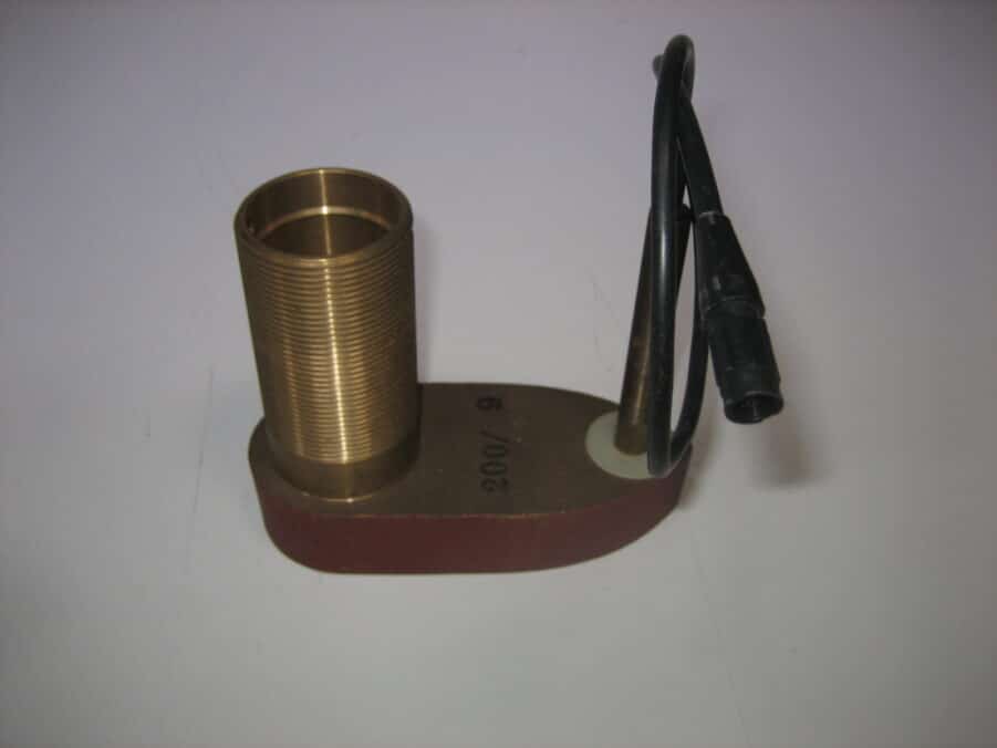 Si-Tex 200 khz Dual Stem Model 400 Transducer - Thru Hull - NEW, Not Complete