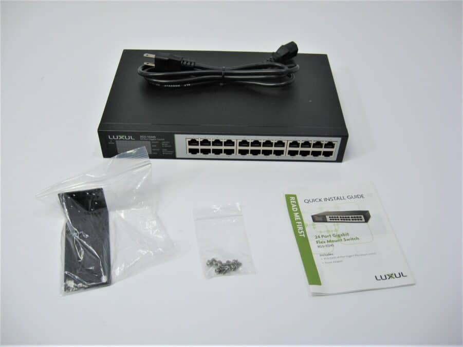 Luxul XGS-1024S 24 Port Gigabit Flex Mount Switch - Free US Shipping