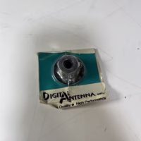Digital Antenna DM338 Cable Feed-Thru f/Mini-Connector Chrome-Brass  *NEW*