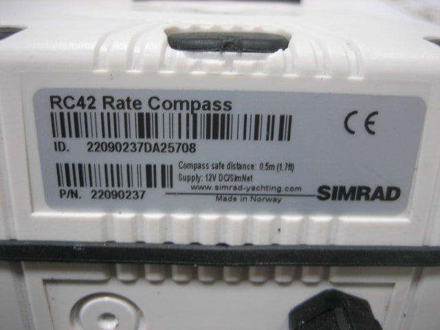 Simrad Rc42n Simrad/RC42N/Rate Compass-N2K-Simnet Heading Sensor/000-10613-001/90Day ...