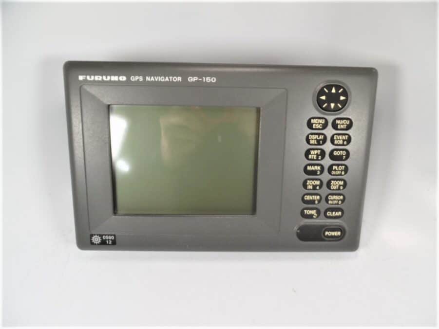Furuno GP-150 GPS/WAAS Navigator Display w/ Power Cable - Tested Good - Image 9