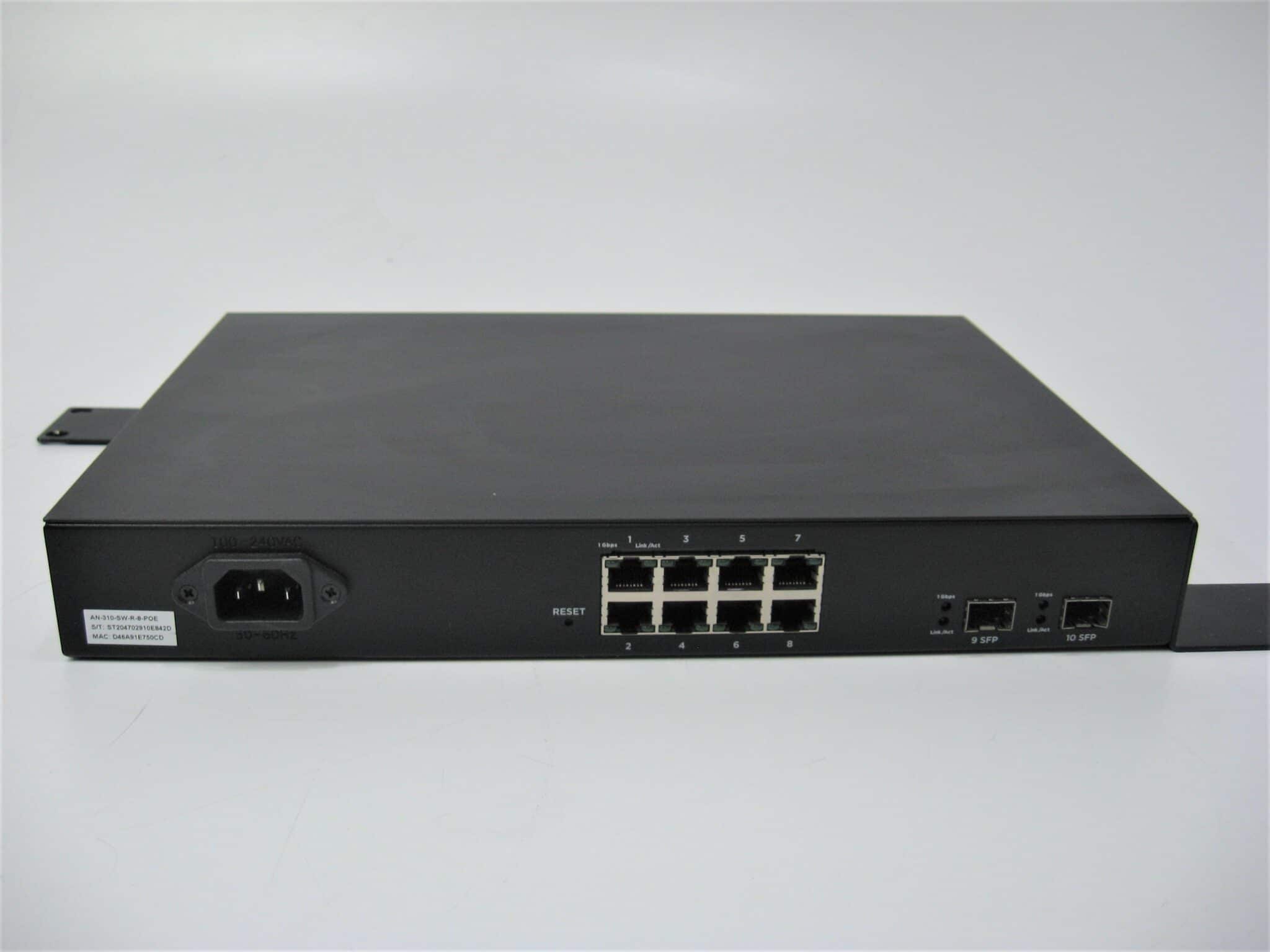 Araknis AN-310-SW-R-8-POE 8 Port Gigabit PoE Network Switch - Free US ...