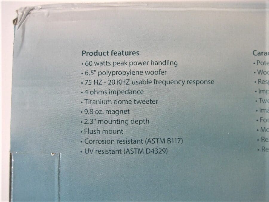 Jensen MS6007W 6.5" Coaxial Marine Speakers - White Grills - New Open Box - Image 12