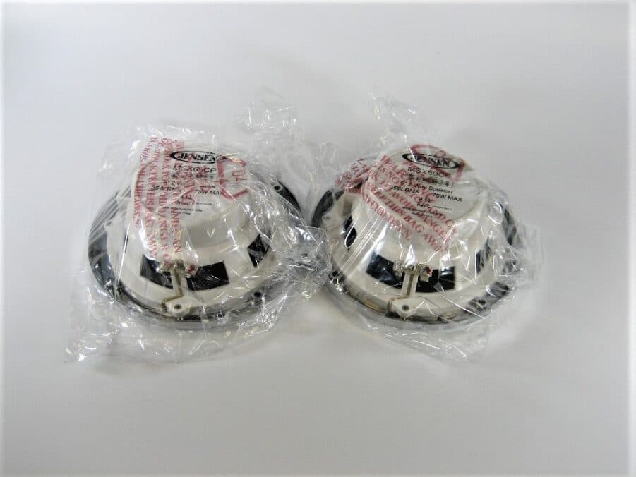[1 Pair] Jensen 6.5" Coaxial Speakers - Silver/Black - MSX60CP - New in Box - Image 5