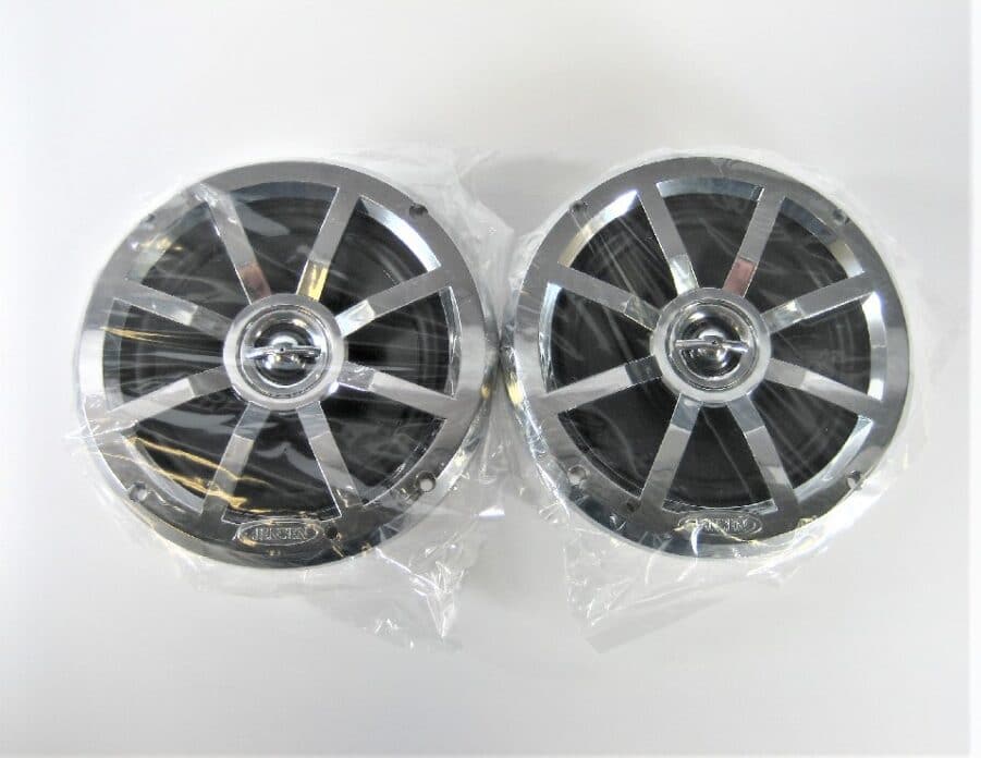 [1 Pair] Jensen 6.5" Coaxial Speakers - Silver/Black - MSX60CP - New in Box - Image 3