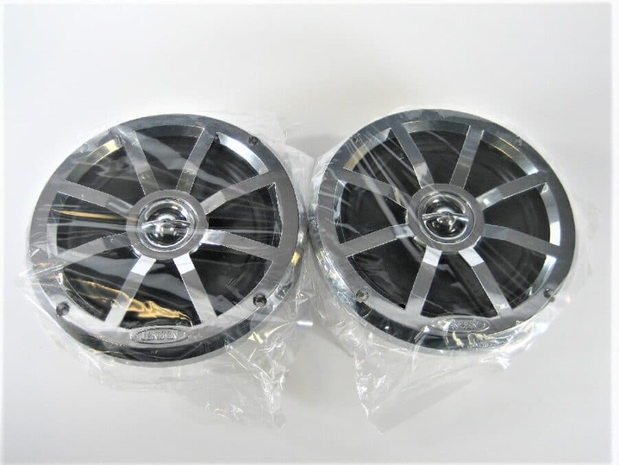 [1 Pair] Jensen 6.5" Coaxial Speakers - Silver/Black - MSX60CP - New in Box - Image 2