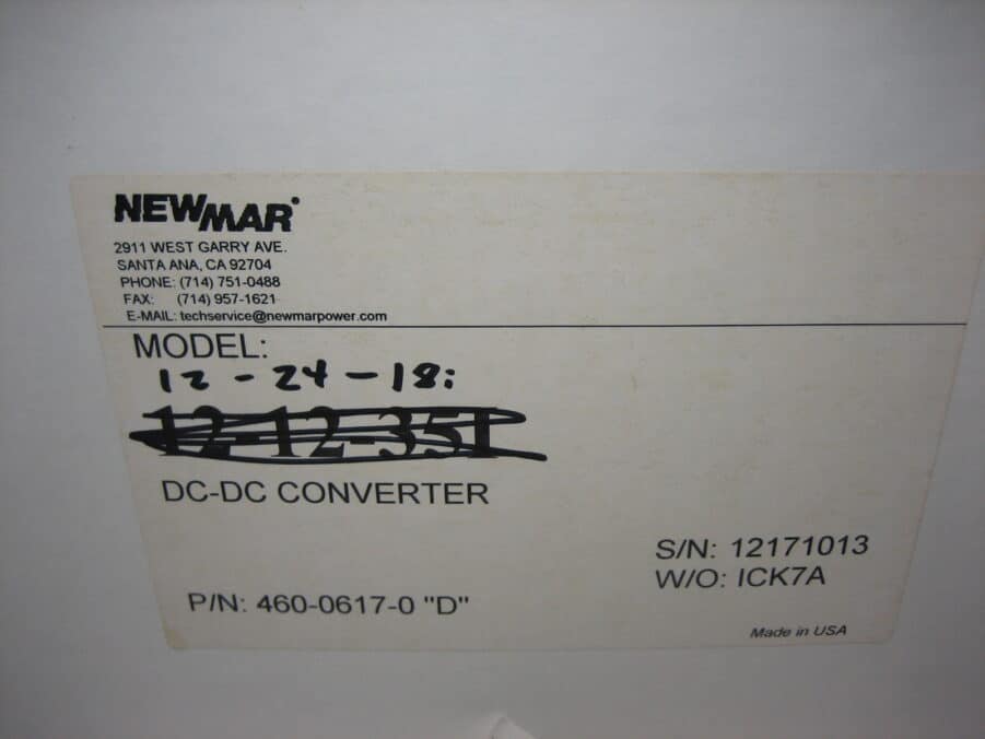 NEWMAR 12-24-18i NEW 12VDC to 24VDC 18A DC/DC Step Up Isolated Voltage Converter - Image 3