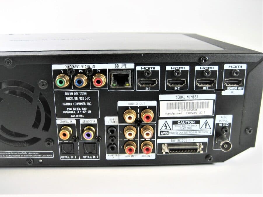 Harman/Kardon BDS-570 Home Theatre Receiver - Blu-ray, DVD, FM - Free Shipping - Image 6