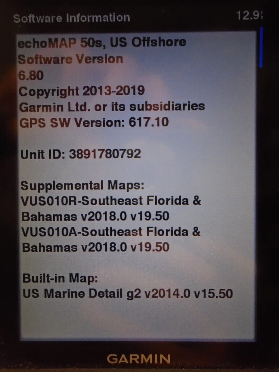 Garmin EchoMap 50s Display + Power Cable Good Cond 90 Day Warr - Image 5