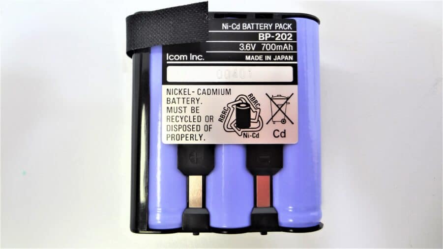 Icom BP-202 Ni Cad Battery Pack 3.6V 700mAh for Icom Wireless IC-4008A/IC-4088A - Image 3