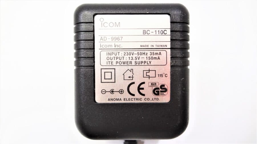 Icom BC-110C Ni Cad Battery Charger 50Hz 230V AC/DC for IC-A4/A5/A23 Euro Plug - Image 4