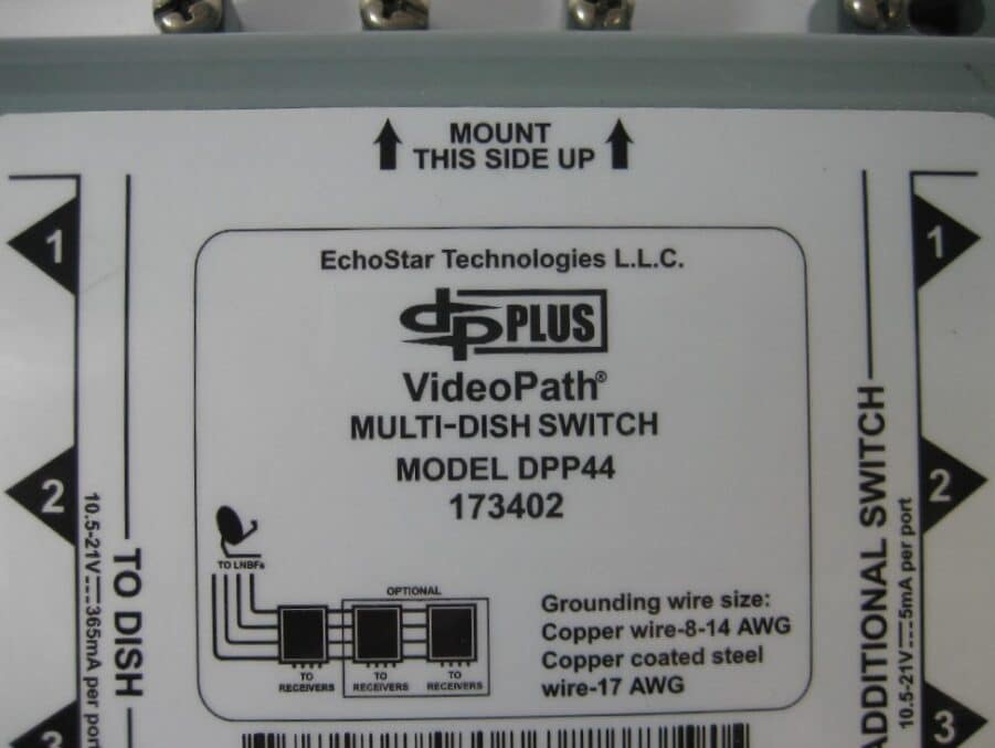 Dish Pro Plus Video Path MultiDish Switch DPP44 173402 Used