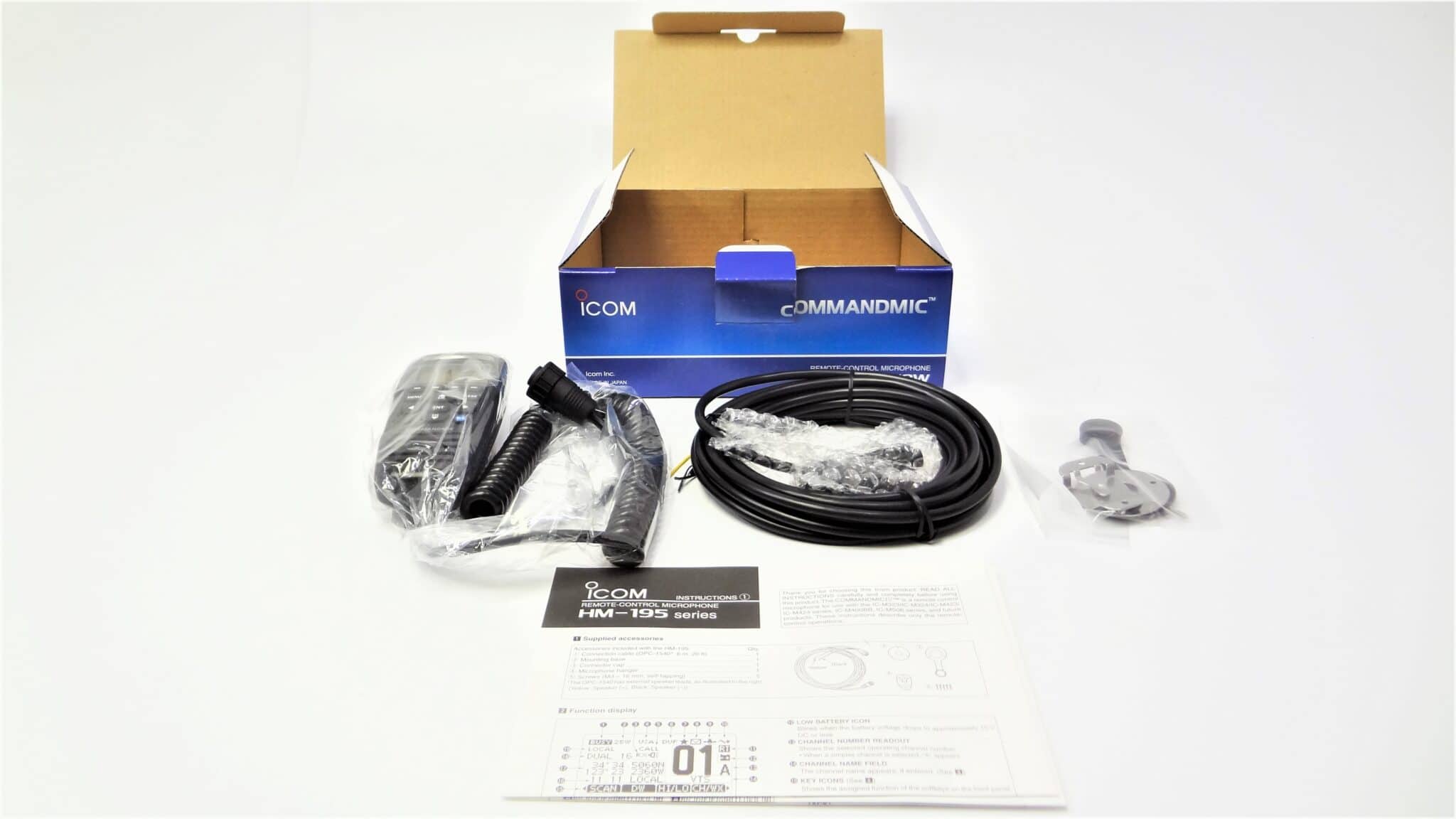 Command Mic IV HM195GB RemoteControl Microphone W/ Extension