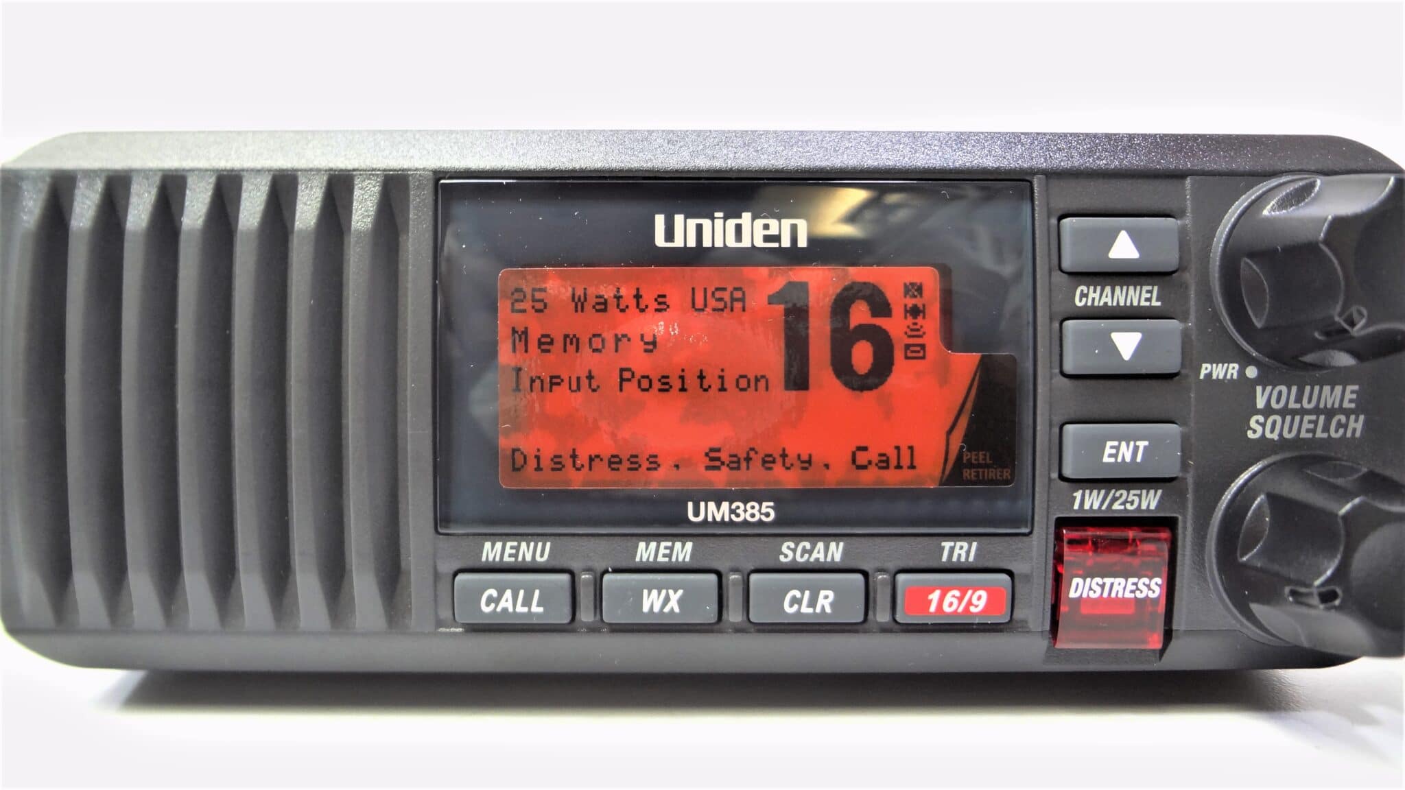 Uniden UM385BK Submersible VHF Marine Radio Fixed Mount Class D New In