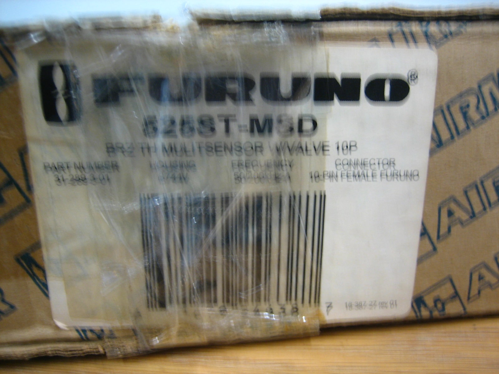 Furuno *NEW* 525STMSD 10 Pin B744V Thru Hull Transducer w/Speed Temp