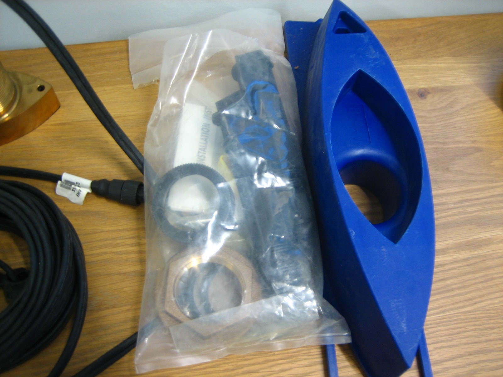 Furuno *NEW* 525STMSD 10 Pin B744V Thru Hull Transducer w/Speed Temp