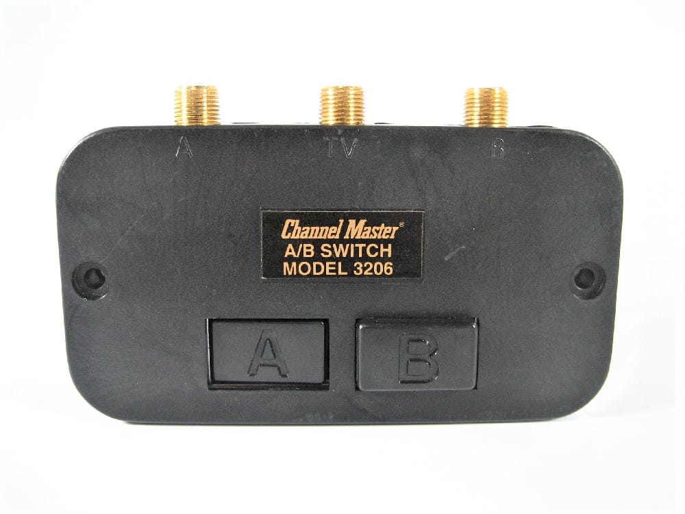 Channel Master Coaxial A/B Switch A/V Video Selector 3206 Used