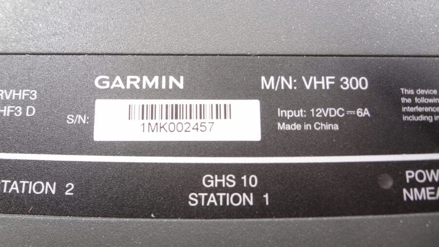 Garmin VHF 300 Compact Marine VHF Two-Way Radio Transceiver Unit Only!! - Image 10