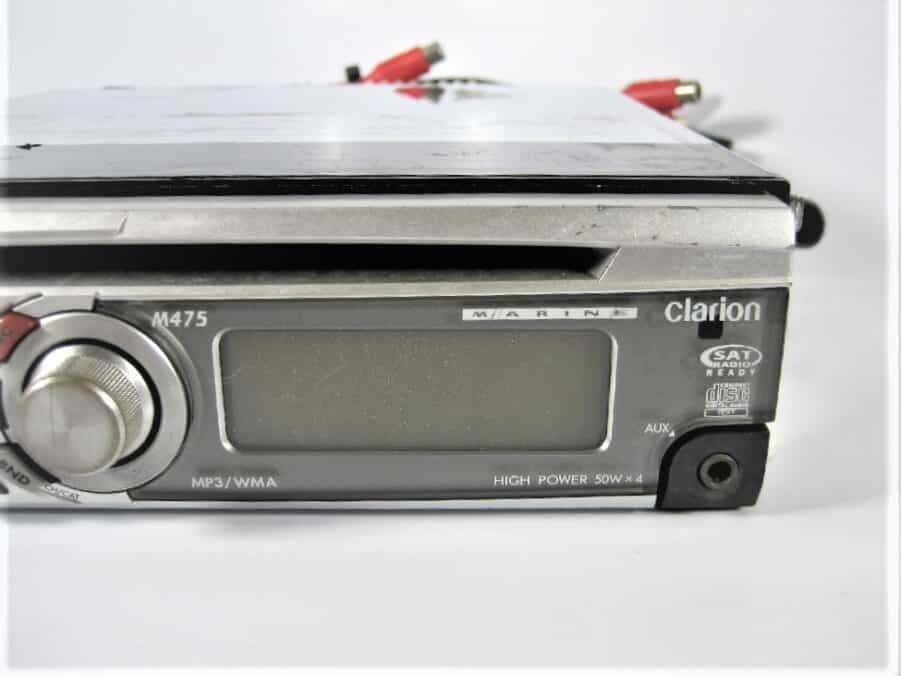 Clarion - M475 Marine CD/MP3 Player - No Harness - TESTED - WORKING - Free Ship - Image 4