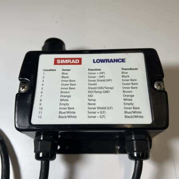 Simrad/Lowrance/Airmar 00013262001 XSONIC Pigtail Wiring Block