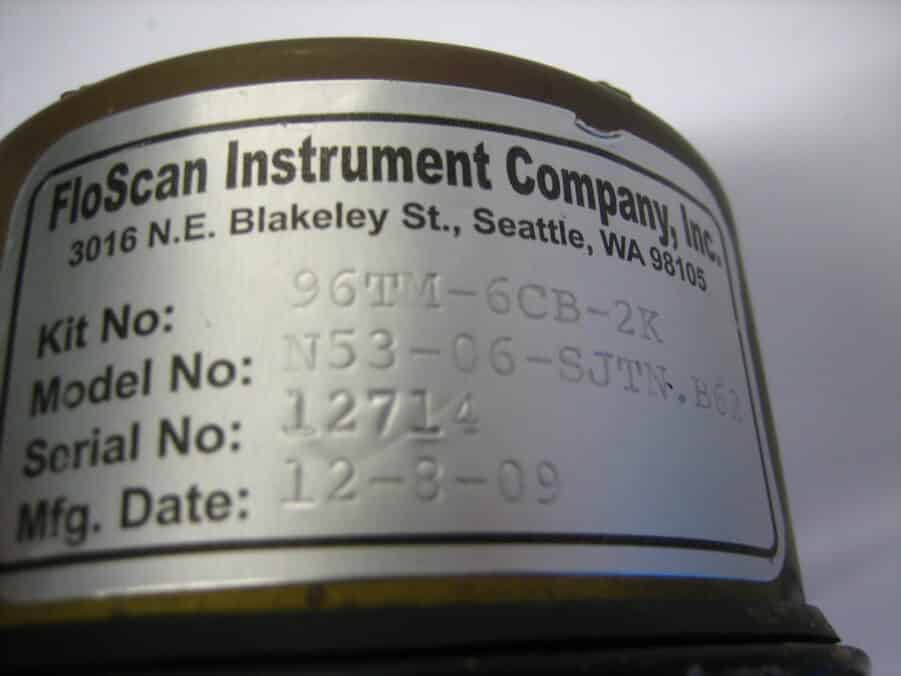 Floscan Replacement Fuel Flow Instrument Gauge - 9000 SERIES - Working - Image 5