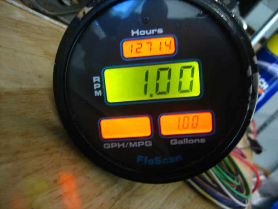 Floscan Replacement Fuel Flow Instrument Gauge - 9000 SERIES - Working