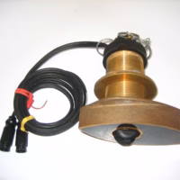 Lowrance LEI Eagle THST-WB 021-0050-00 192 khz Bronze Thru-Hull Transducer - NEW