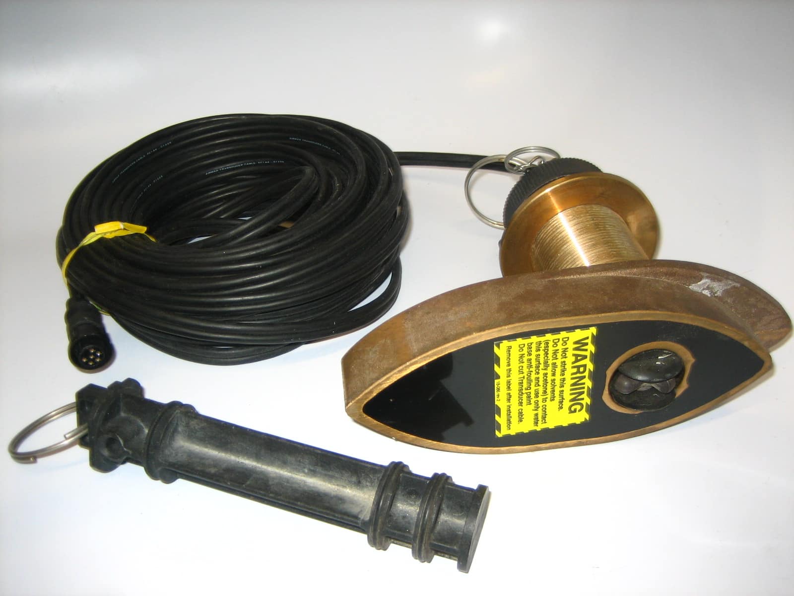 Garmin B66V 6-Pin Thru Hull Transducer w/Speed & Temp for