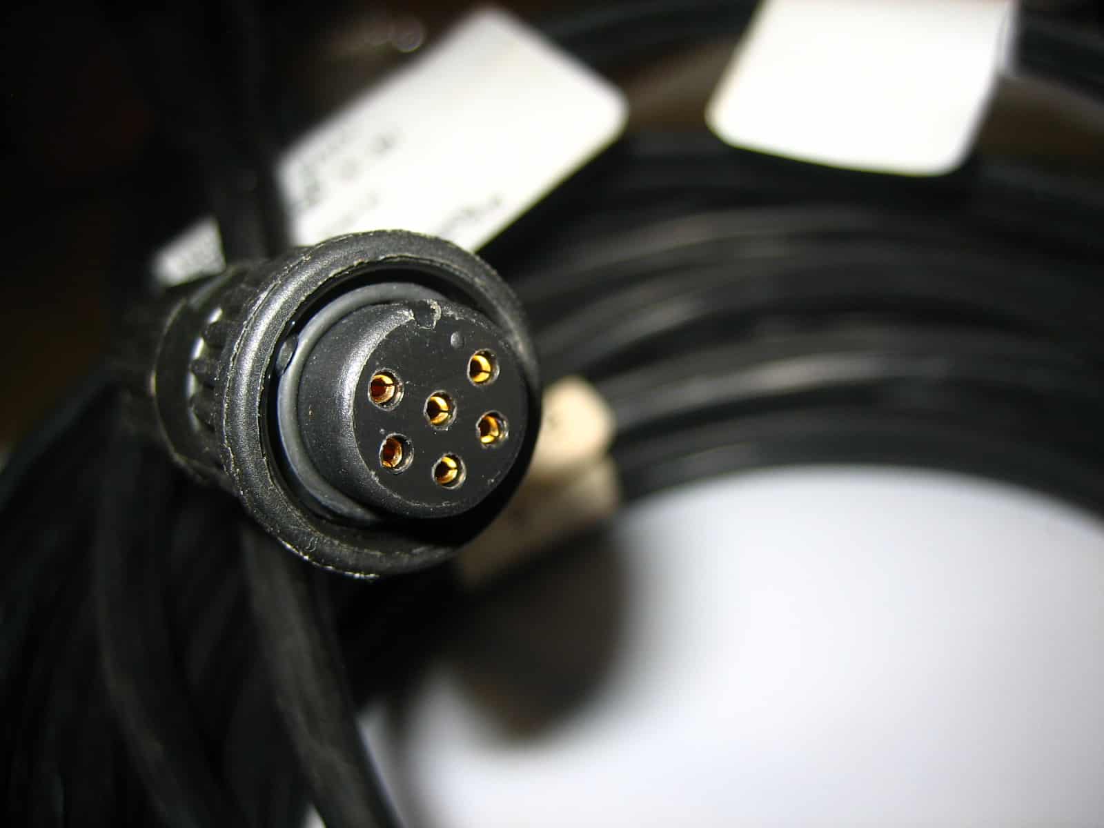 Garmin B744V 6Pin Thru Hull Transducer w/Speed & Temp for GSD22 (=010