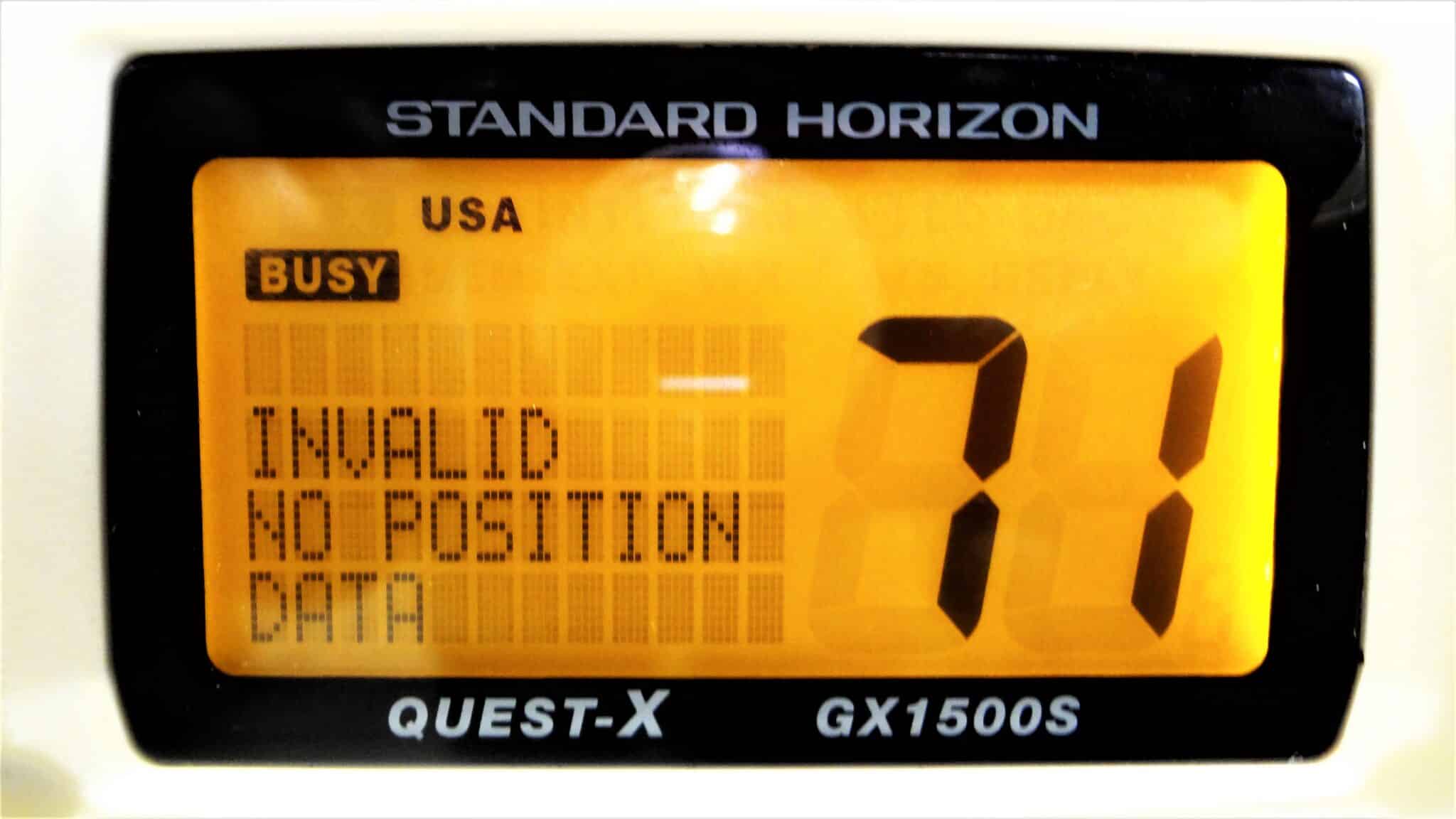 Standard Horizon QuestX GX1500S Submersible Marine VHF Radio