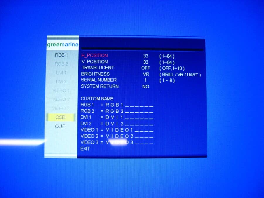 Green Marine AWM-1900 EGAW-H01 19” Marine Monitor w/ Cables * GOOD CONDITION * - Image 11