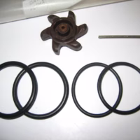 Airmar 6-Blade Paddlewheel Assembly w/ O-Rings 33-109 f/Speed Sensor Transducer