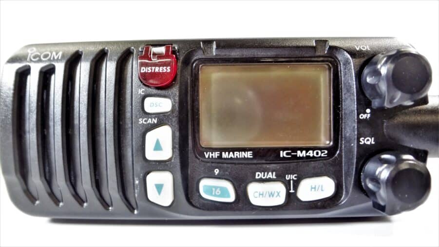 Icom IC-M402 Marine VHF Radio Transceiver Unit w/ HM-129B Hand Microphone - Image 2