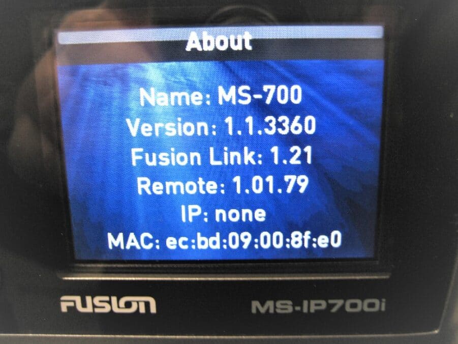 Fusion - MS-IP700i True Marine Entertainment System for iPod - TESTED - WORKING - Image 10
