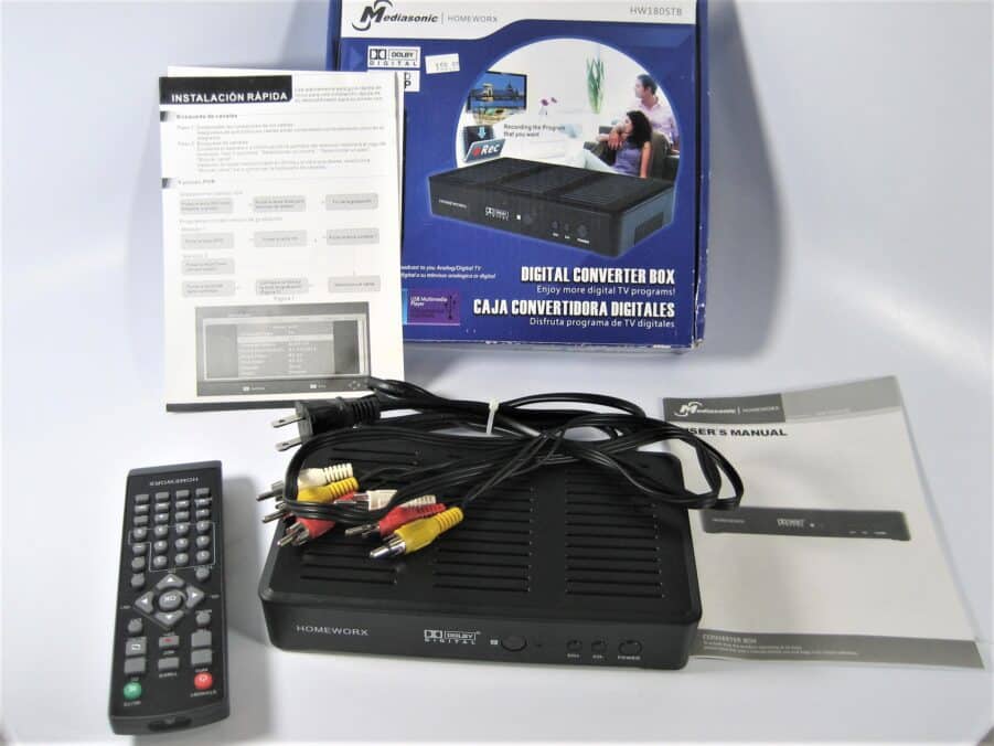 MediasonicHomeworx Digital Converter BoxHW180STB Full HD 1080pNew