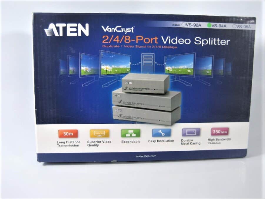 Aten - 4-port Video Splitter - VGA Input/Output - VS-94A - New - Free Shipping - Image 6