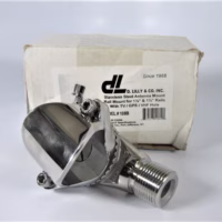 D. Lilly 108B Stainless Steel Antenna Rail Mount (1.25"-1.5") **New**
