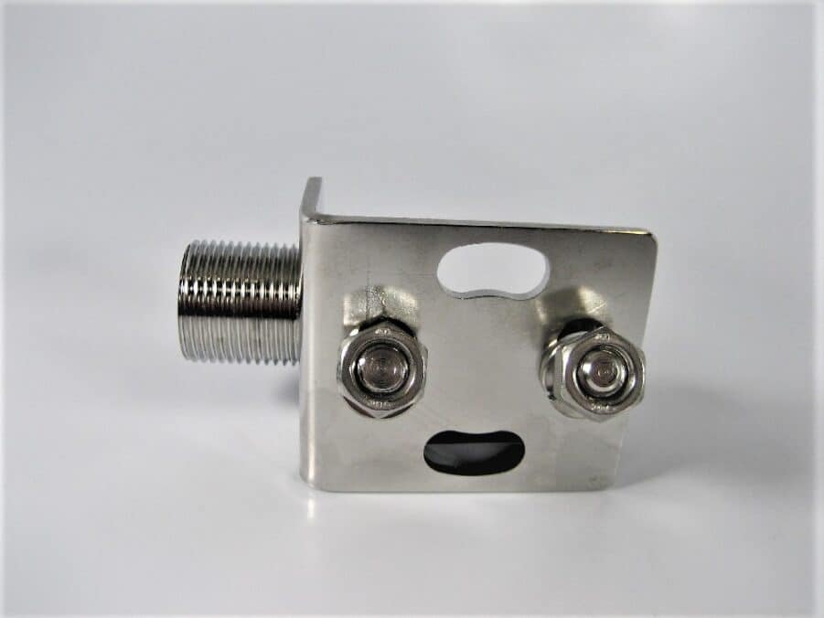 D. Lilly 106S Stainless Steel Rail Antenna Mount (7/8"-1" Rail) **New** - Image 8