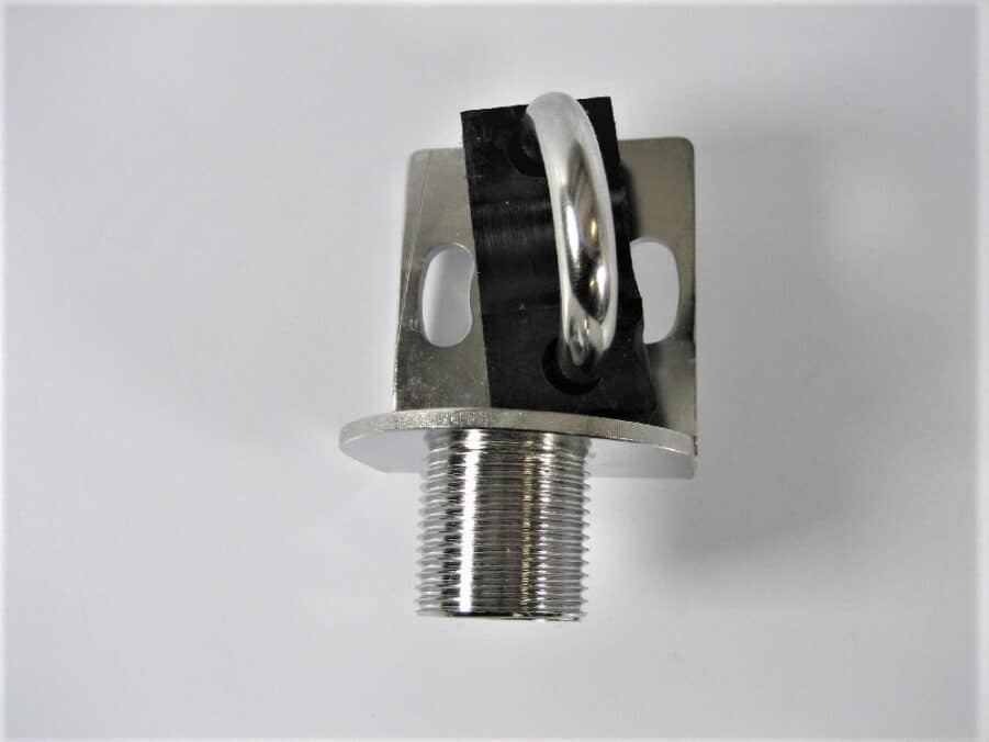 D. Lilly 106S Stainless Steel Rail Antenna Mount (7/8"-1" Rail) **New** - Image 7