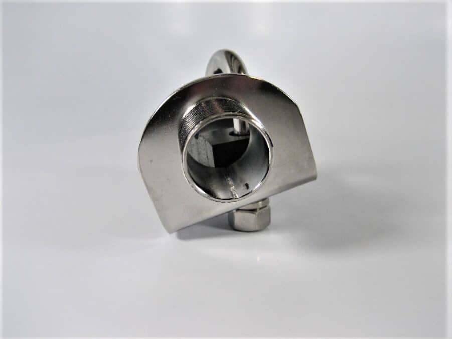 D. Lilly 106S Stainless Steel Rail Antenna Mount (7/8"-1" Rail) **New** - Image 3