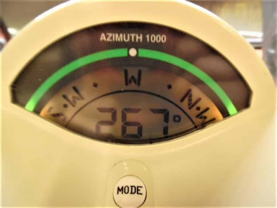 KVH Industries Azimuth 1000 01-0148-01 White Fluxgate Compass TESTED - Image 3