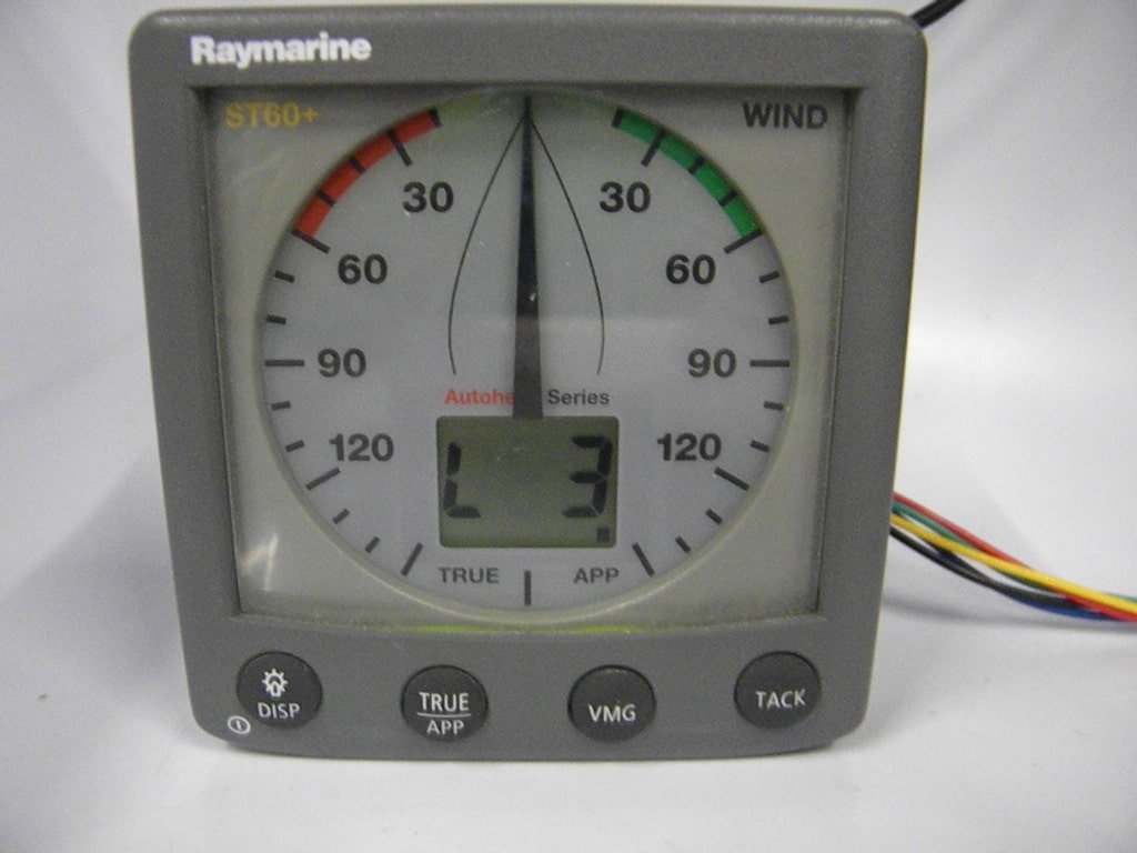 Wind Display Unit Raymarine ST60+ Wind Display Good Condition W/Sun Cover - A22005-P ...