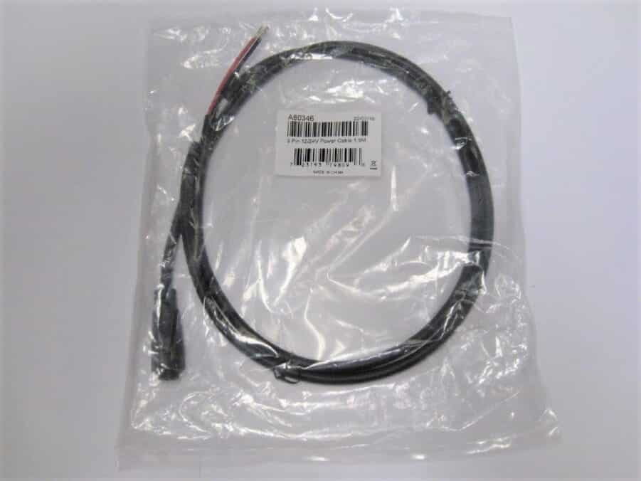 Raymarine 1.5m 3-Pin Power Cable - A80346 - For DSM300 30 250 / Classic Series *NEW*