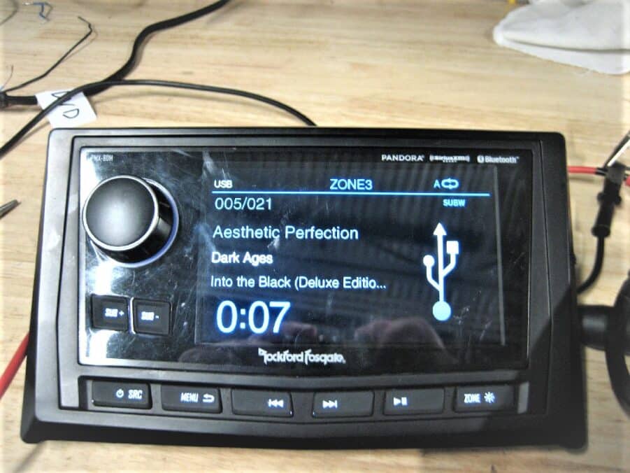 Rockford Fosgate PMX-8DH Punch Marine Wired 5" TFT Display Head - TESTED - Used - Image 12