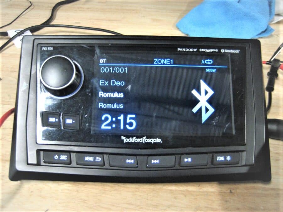 Rockford Fosgate PMX-8DH Punch Marine Wired 5" TFT Display Head - TESTED - Used - Image 10