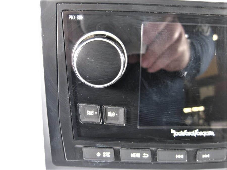 Rockford Fosgate PMX-8DH Punch Marine Wired 5" TFT Display Head - TESTED - Used - Image 2