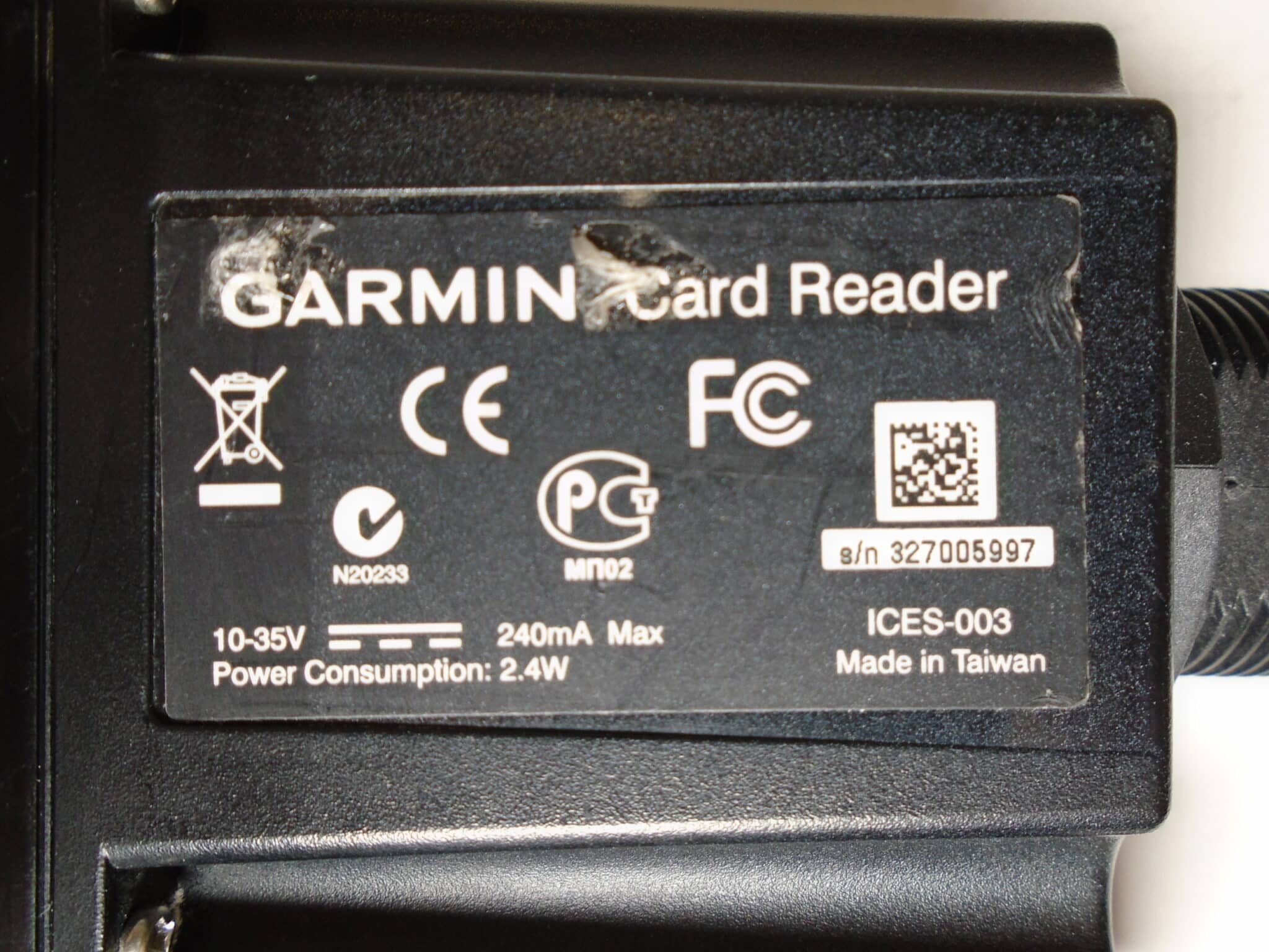 Garmin Card Reader Assembly for 8000/8600 Series (0100102300) Tested