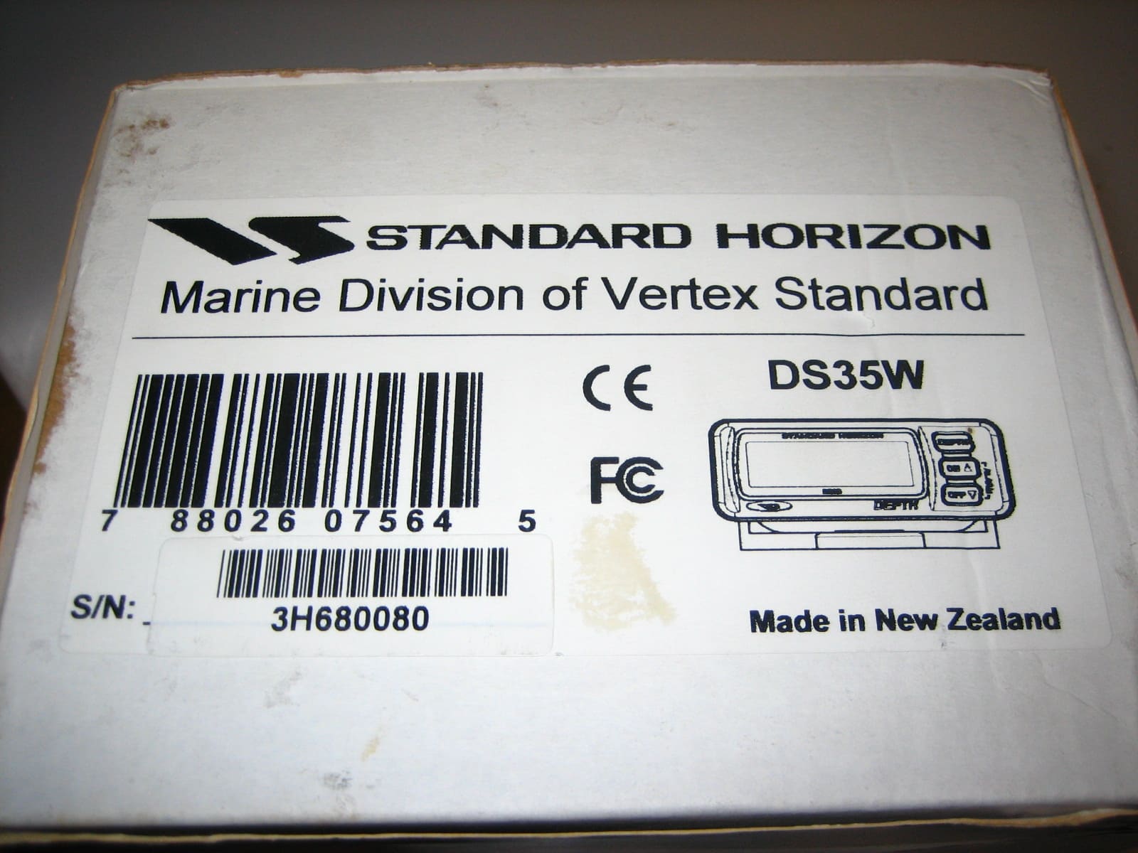 Standard Horizon Digital Depth Sounder Instrument DS35W *NEW OPEN BOX