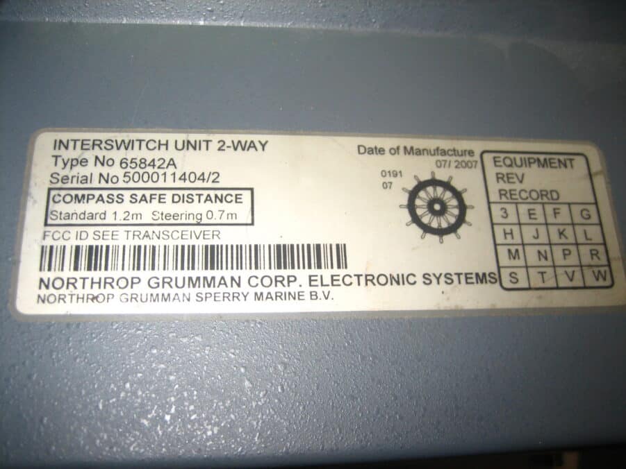 Northrop Grumman/Sperry Marine Interswitch Unit 2-Way - 65842A - Image 3