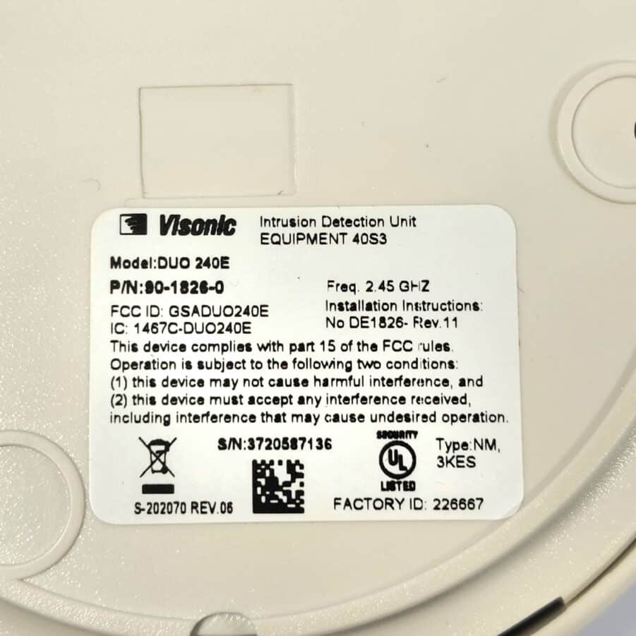 Siren Marine - SM-ACC-INFR - Wired Infrared Motion Sensor - See Description - Image 8